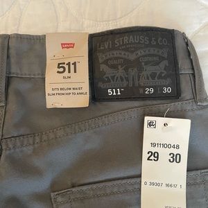 Men’s Levi 511 skinny stretch grey